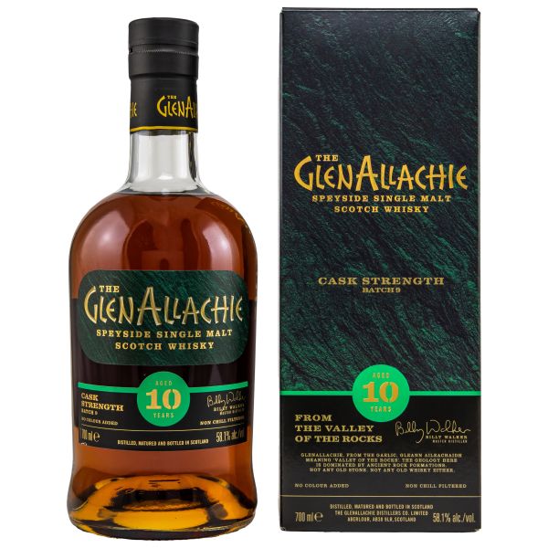 GlenAllachie 10 Jahre Cask Strength Batch 9